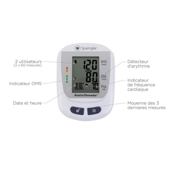 Tensiomètre électronique au bras AutoTensio SPG 440 - Taille M/L