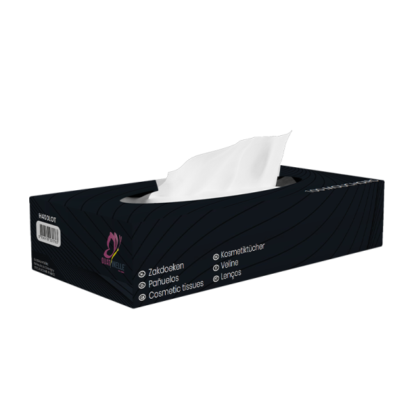 Mouchoirs en boîte distributrice