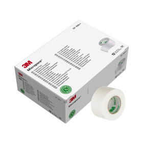 Sparadrap 3M™ Micropore™ sans dévidoir 9,14 m x 2,5 cm