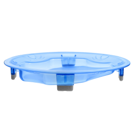 Assiette anti dérapante 23,5cm bleue