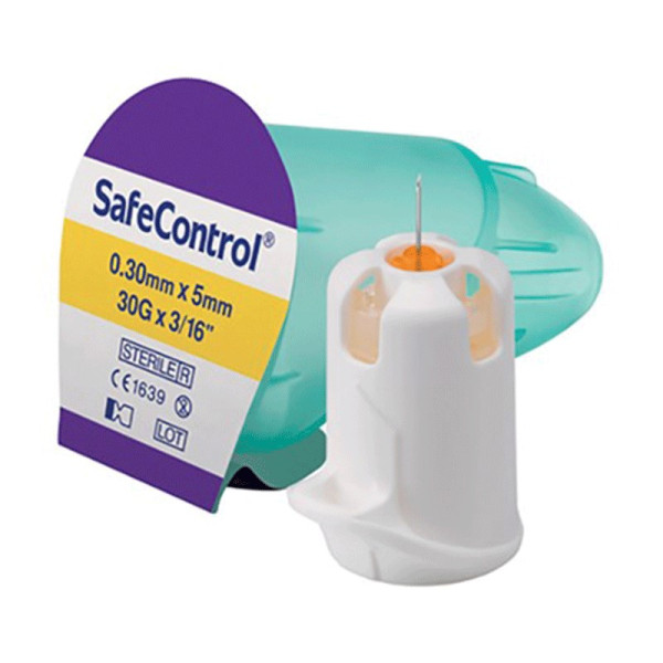 Aiguille sécurisée Ateria SafeControl - 30 G / 5 mm