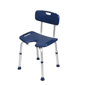 Chaise de douche avec poignée Océane Bleu