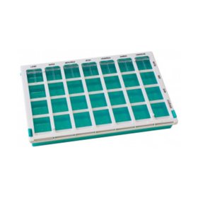 Pilulier hebdomadaire Hebdo à cases fixes