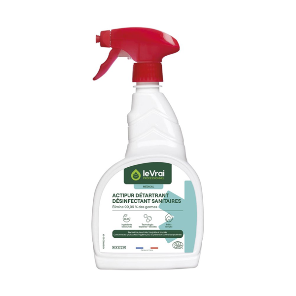 Actipur détartrant désinfectant prêt à l'emploi pour sanitaires