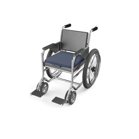 Coussin prévention d'escarres mousse/gel Geltop