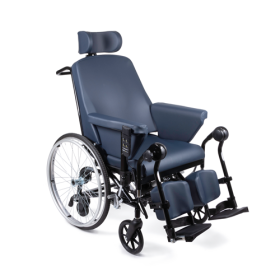 Fauteuil roulant manuel, à inclinaison assise et dossier électriques 2 moteurs, Inéo Confort