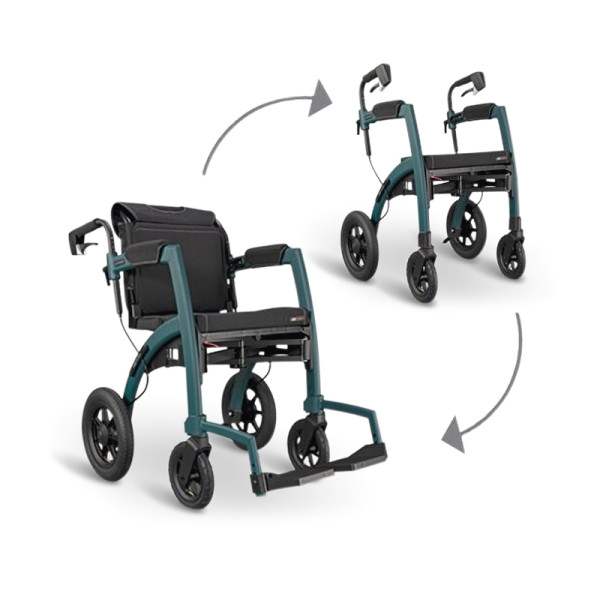 Rollator et fauteuil roulant Motion Performance de Rollz