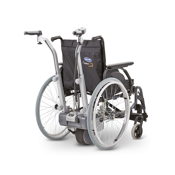 Aide à la poussée et au freinage pour fauteuil roulant manuel Alber Viamobil V25 Invacare