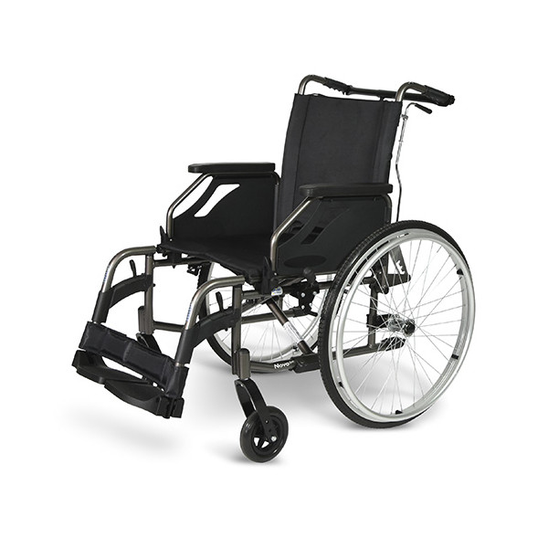 Fauteuil roulant manuel pliant. Dossier inclinable. Novo Light