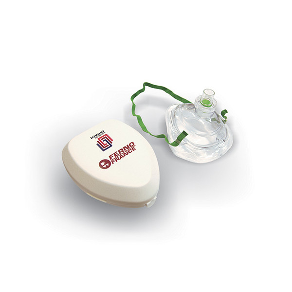 Masque réanimateur de poche avec étui plastique