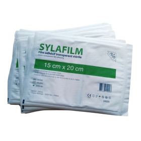 Pansement film adhésif transparent stérile Sylafilm 15 x 20 cm