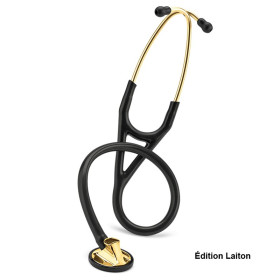 Stéthoscope Master Cardiology - Simple pavillon - Edition Laiton - Noir