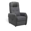 Fauteuil releveur Extra Confort Victor - Tissu/PVC Gris - 2 moteurs