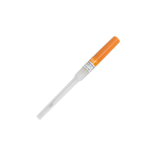 Catheter court droit Surflo 14 G - Orange