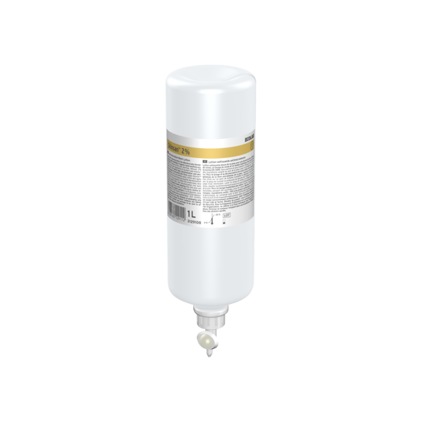 Lotion lavante antimicrobienne Skinsan 2% 1 litre Airless