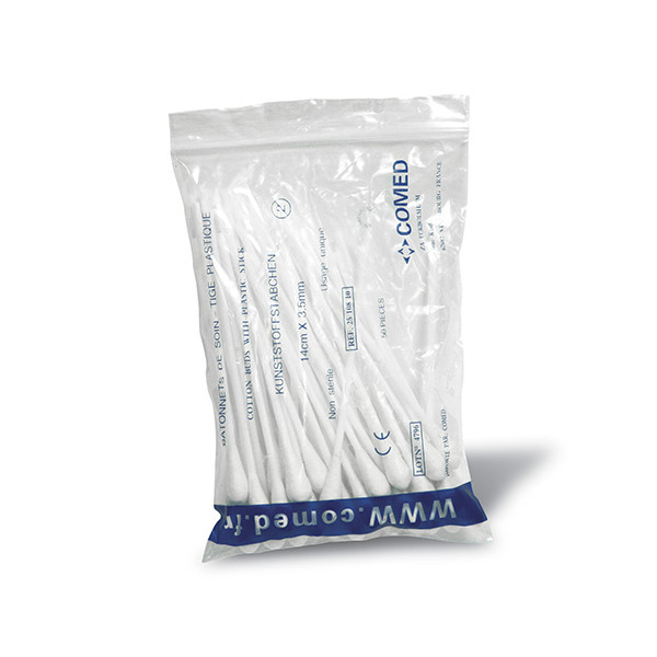 Bâtonnets écouvillons tige plastique