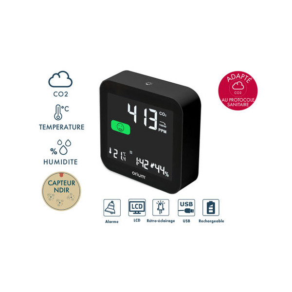 Moniteur de mesure de la qualité de l'air Quaelis 14