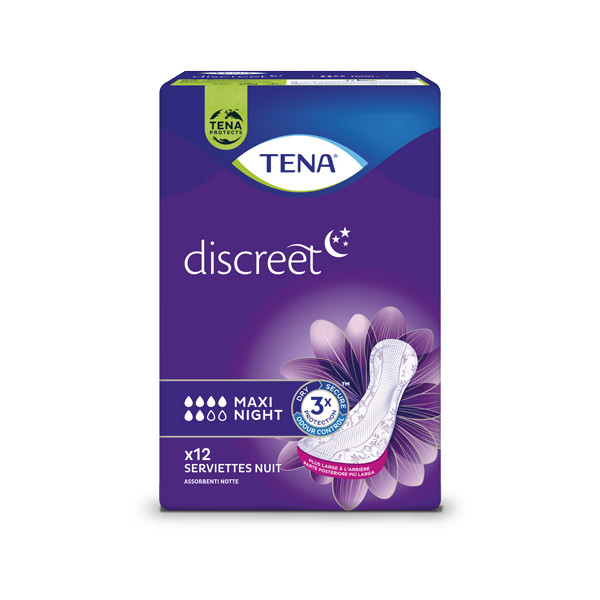 TENA Discreet Maxi Night
