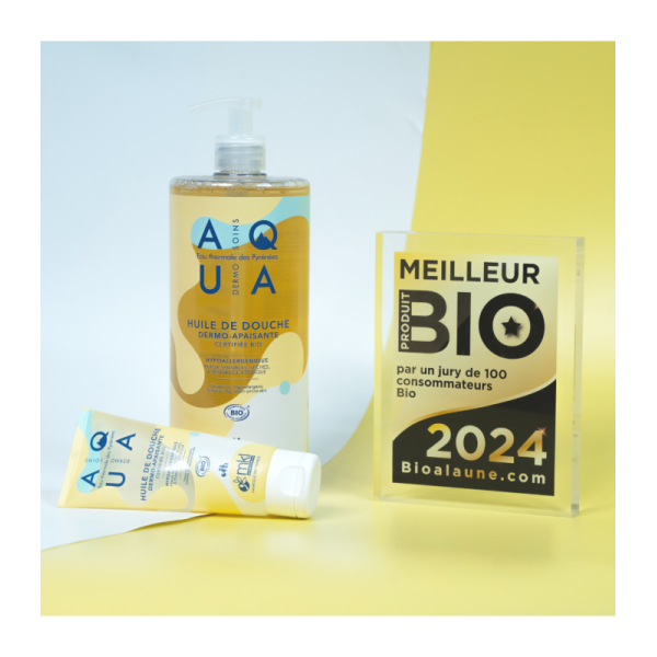 Huile de douche Dermo-Apaisante BIO 100ml Aqua