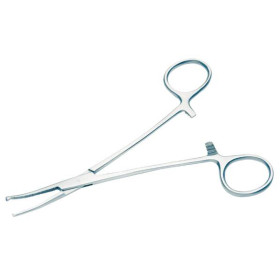 Pince de Halstead courbe avec griffes 13 cm