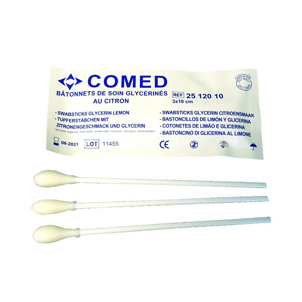 Bâtonnets de soin glycérinés - 15 cm