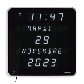 Horloge Ephéméris LED Blanc