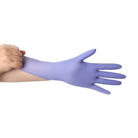 Gants nitrile non poudrés - S - 6/7 - Boîte de 100