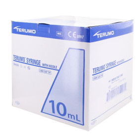 Seringues 3 pièces - 10 ml - Avec aiguille 21 G - Longueur 38 mm