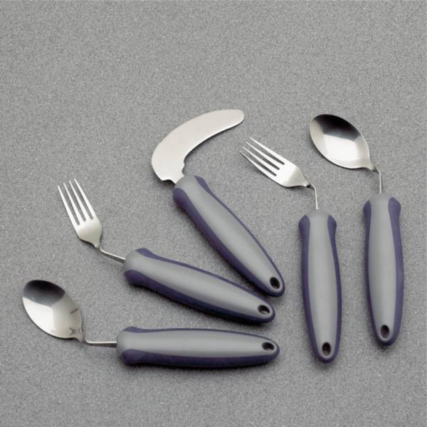 Cuillère coudée droitier Queens Homecraft