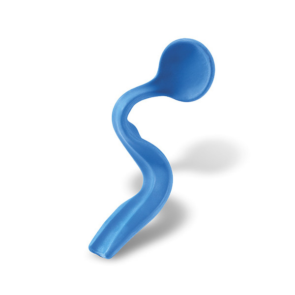 Cuillère Ergo 3D silicone bleu