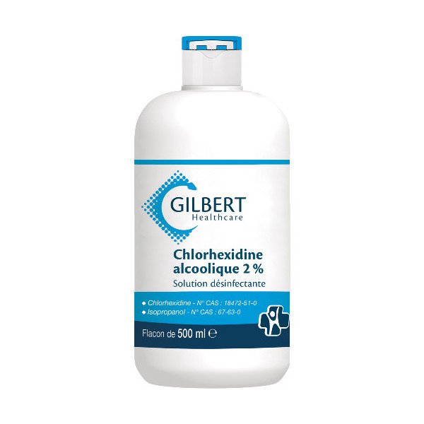 Chlorhexidine alcoolique incolore 2%