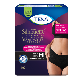 TENA Silhouette - Taille haute Normal Noir - Taille M