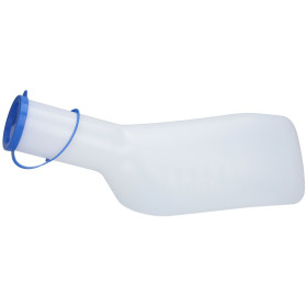 Urinal gradué bouchon - Pour homme