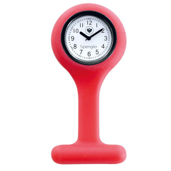 Montre infirmiere silicone corail