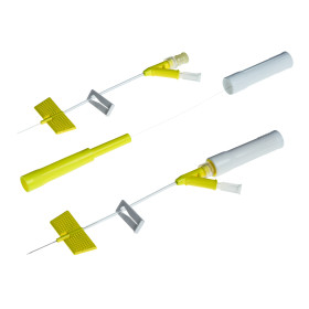 Cathéter BD Saf-T Intima En Y - 24 G - Ø Ext. 0,7 mm - L 19 mm - Jaune