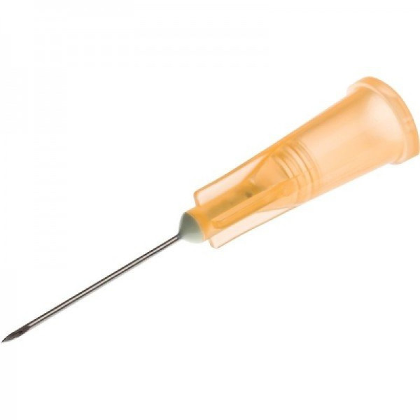  Aiguille hypodermique BD Microlance Orange 25 G - L.16 mm  x 0,5 mm - Boîte de 100