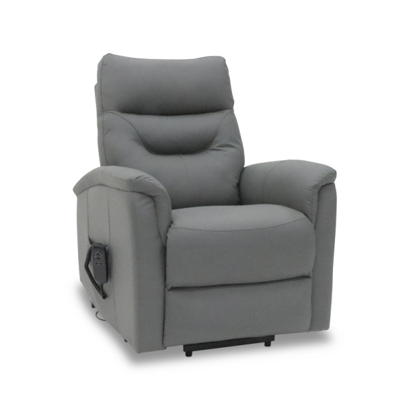 Fauteuil releveur 2 moteurs Basil PU imitation cuir galet