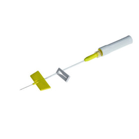 Cathéter sécurisé BD Saf-T Intima™ 1 voie (droit), 24 G. La boîte de 25.