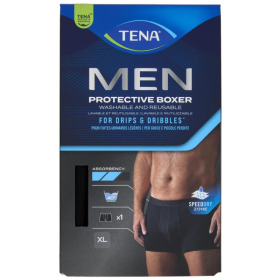 Tena Men Boxer lavable noir  XL