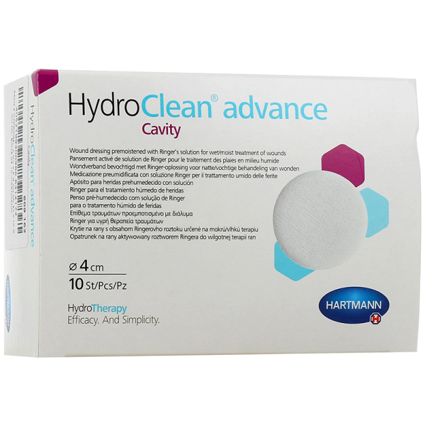 Pansement irrigo-absorbant HydroClean Advance Cavity rond 4 cm diam.