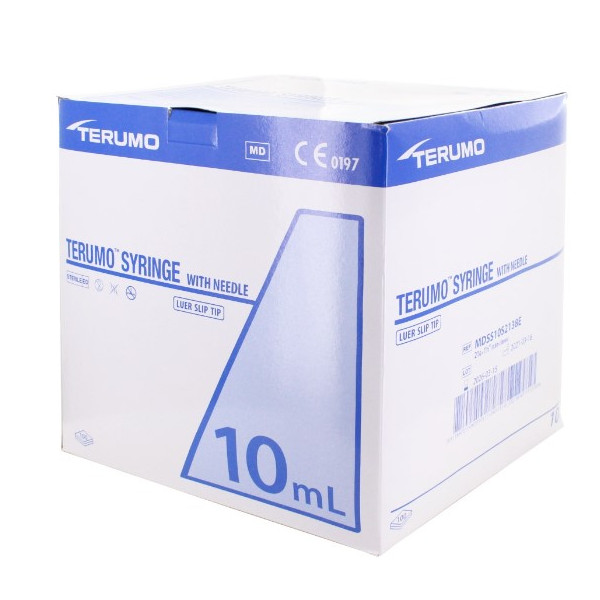 Seringues 3 pièces - 10 ml - Avec aiguille 21 G - Longueur 38 mm