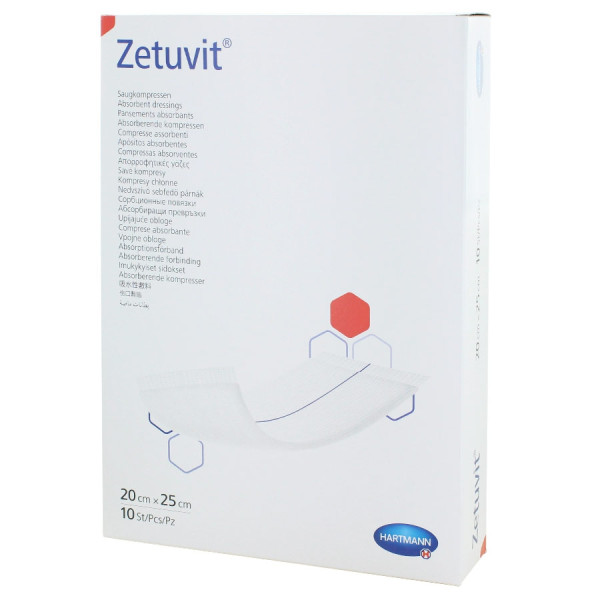 Pansement absorbant Zetuvit Stérile 20 x 25 cm