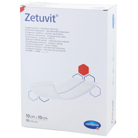 Pansement absorbant Zetuvit Stérile 10 x 10 cm