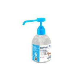 Gel hydroalcoolique Exeol gel 82 - 300 ml Pompe