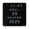 Horloge Ephéméris LED Blanc