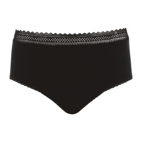 Culotte règle Femme taille haute Noire T5