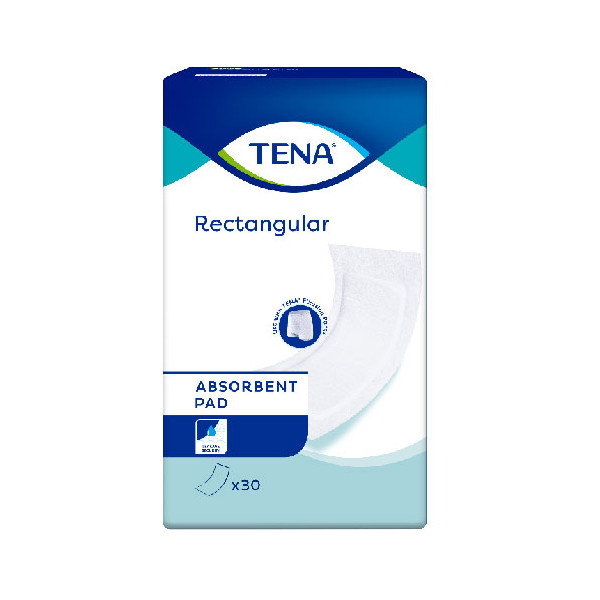 Tena Rectangular Absorbent Pad - Dimensions : 20 x 60 cm