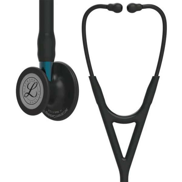 Stéthoscope Cardiology IV - Black Edition - Double pavillon - Noir/Bleu