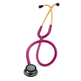 Stéthoscope Classic III - Edition Rainbow - Double pavillon - Framboise