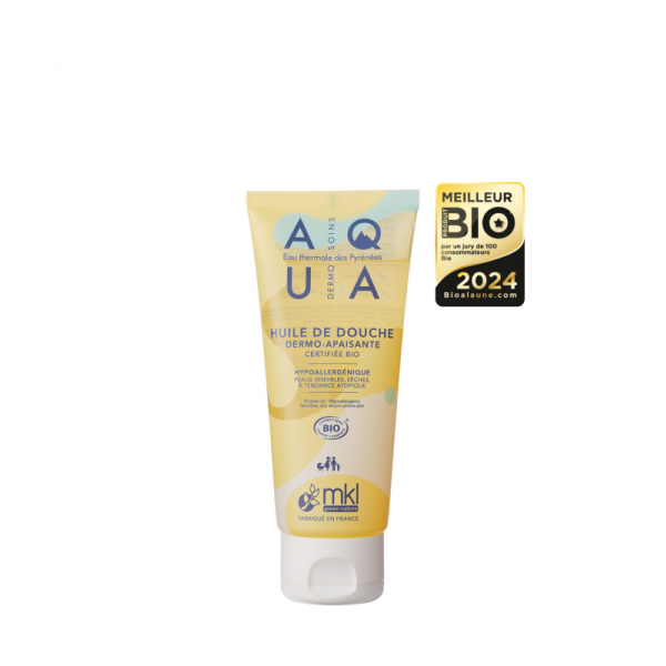Huile de douche Dermo-Apaisante BIO 100ml Aqua